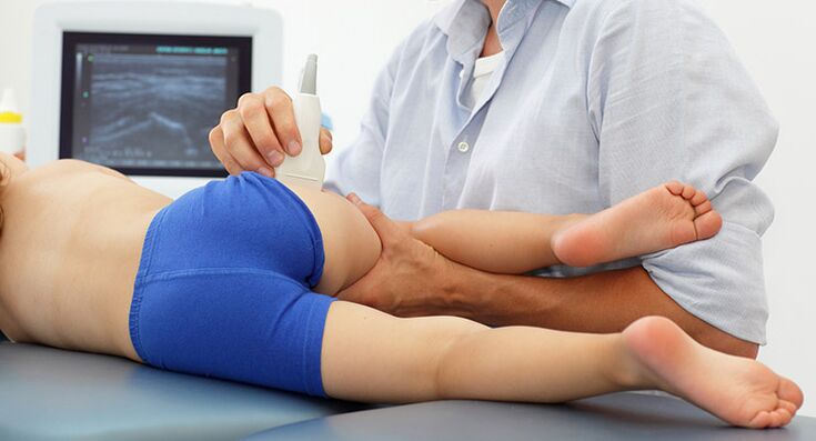 Ultrasound can help detect some conditions that cause hip joint pain. 