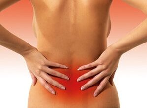 The causes of tips in the lower back