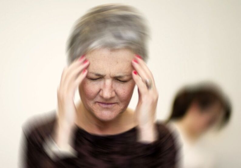 Dizziness for cervical osteochondrosis